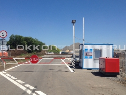 Контрольно-пропускной пункт (КПП) для строй объекта Аэропорт Южный в Петропавловске